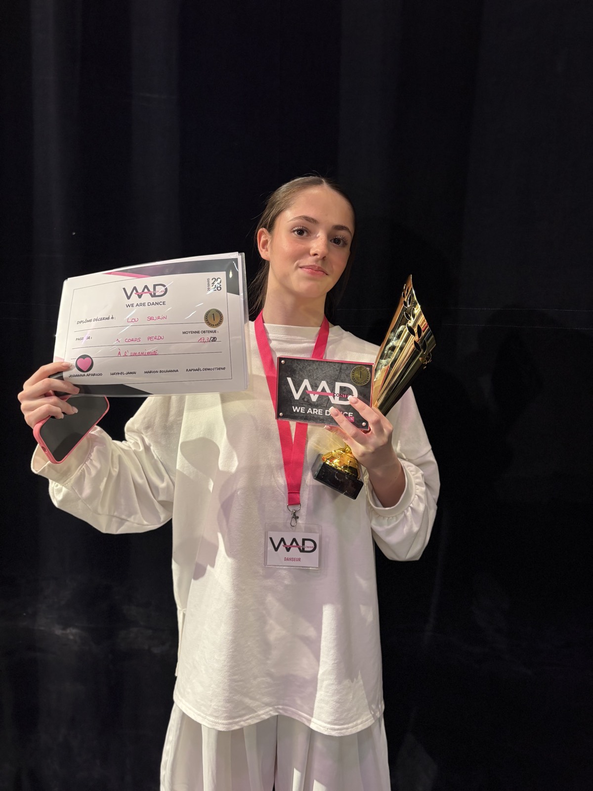 Podium au concours We Are Dance